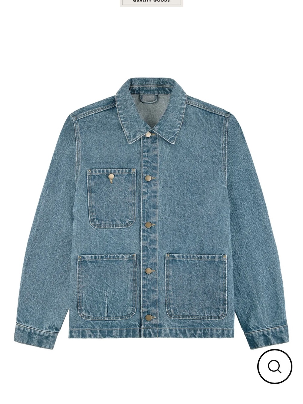 Dinner Service Novo amor denim chore jacket